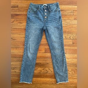 LC Lauren Conrad High Rise Skinny Ankle Jean